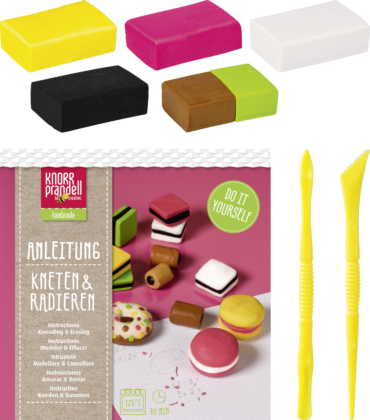 Plasticine+vaatjes set Snoepjes